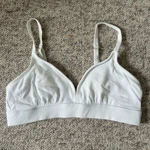 Kona Sol White Bikini Swim Top Size L